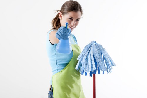Carpet cleaning team using sustainable recycling practices in Northumberland Heath