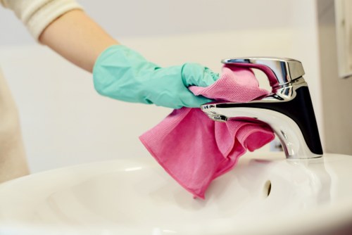 Professional steam carpet cleaning in a Northumberland Heath home