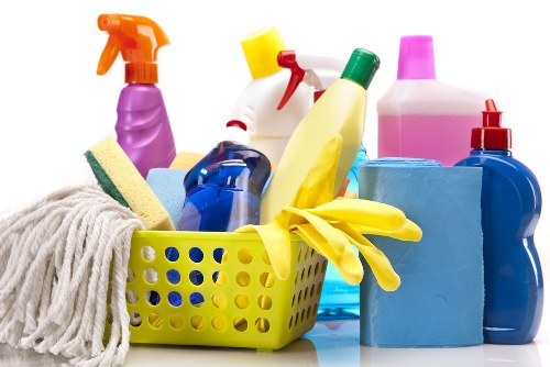 Waste disposal and compliance during carpet cleaning work