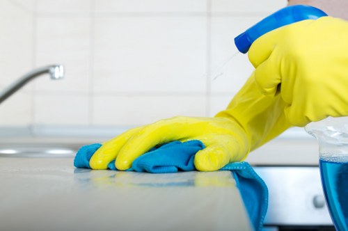 Hot water extraction equipment used for carpet cleaning